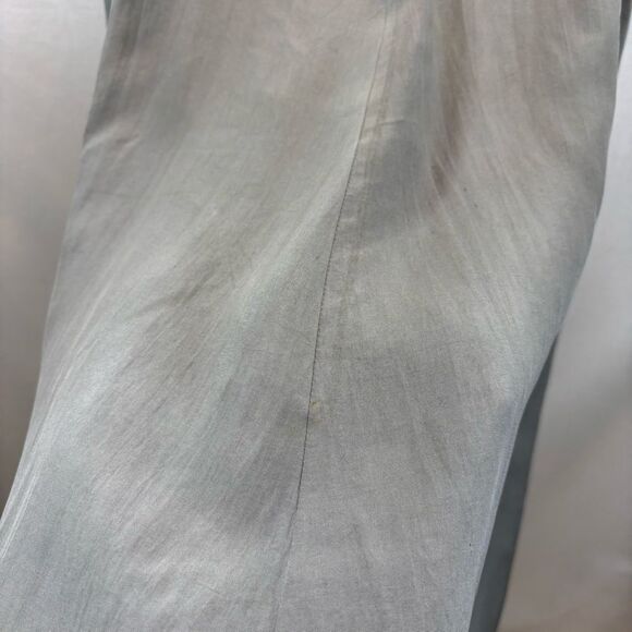Vintage Ladies Easy Silk Grey 100% Silk Midi Skirt Size Small - Picture 5 of 12